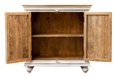 Antique Indian Floral Hand Carved Solid Wooden Vanity 90x45x90cm A0124  -